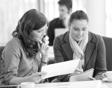 Business meeting - group of people in office